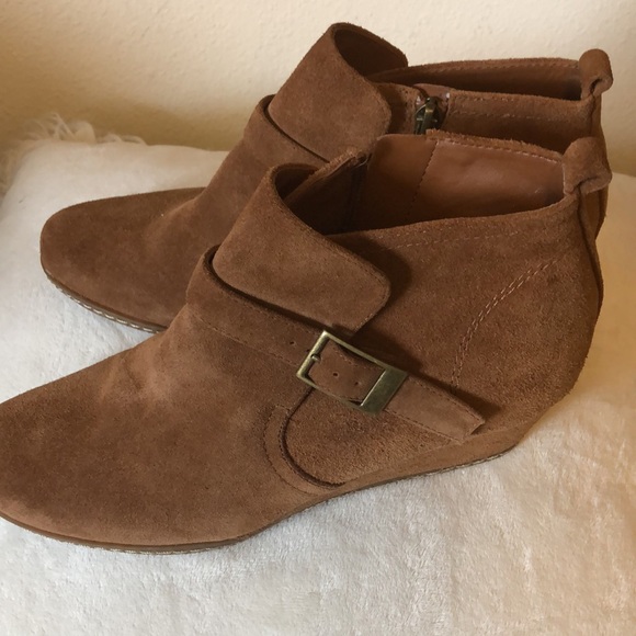 Franco Sarto wedge booties size 10 Great Condition - Picture 11 of 11
